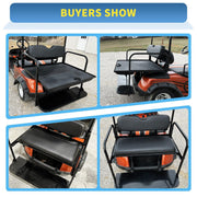 DURAFORCE For EZGO TXT 1995+ Models Golf Cart Flip Folding Rear Seat Cushions Pad
