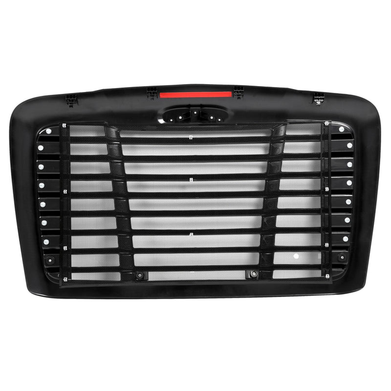 DURAFORCE Fit Freightliner Cascadia 08-2017 Black Hood Grille With Bug Screen #A1715624002