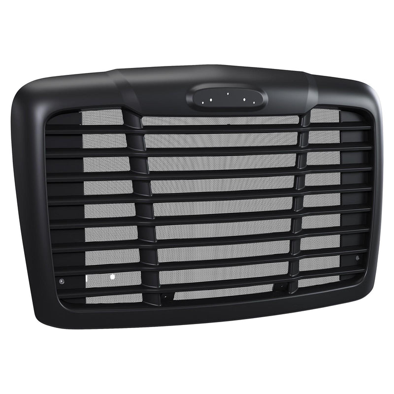 DURAFORCE Fit Freightliner Cascadia 08-2017 Black Hood Grille With Bug Screen #A1715624002