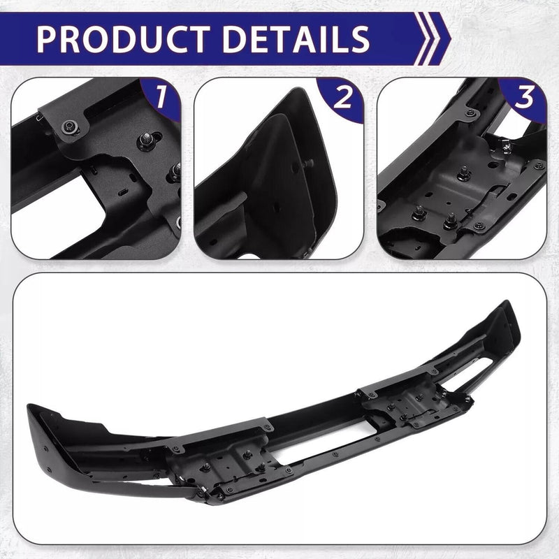 DURAFORCE Front Bumper W/D-ring Mounts Fit For Ford Bronco 2021-2023 Off-Road Full Width
