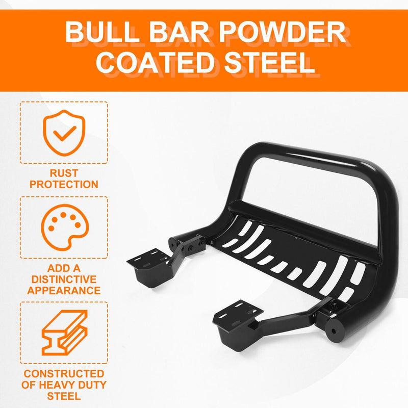 DURAFORCE Fit for 2015-2022 Jeep Renegade Bumper Bull Bar Skid Plate Power Coated Steel