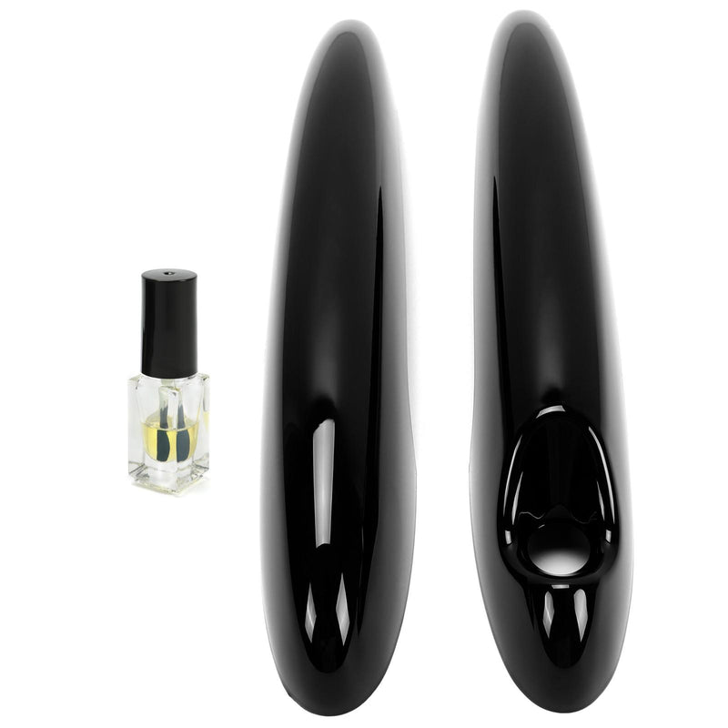DURAFORCE Left+Right Glossy Black Door Handle Covers For MINI Cooper R50 R52 R53 R55 R56
