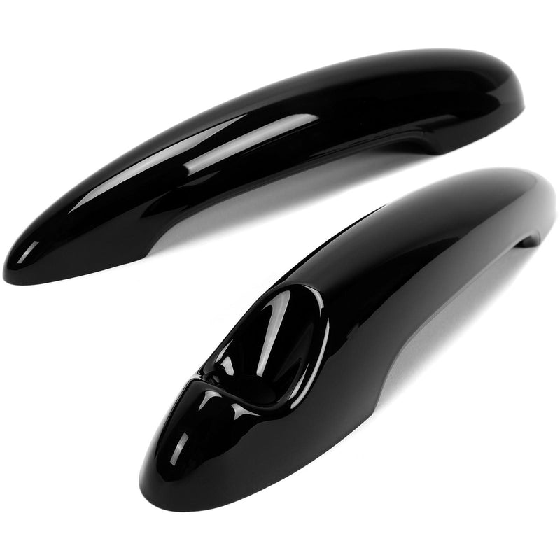 DURAFORCE Left+Right Glossy Black Door Handle Covers For MINI Cooper R50 R52 R53 R55 R56