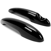 DURAFORCE Left+Right Glossy Black Door Handle Covers For MINI Cooper R50 R52 R53 R55 R56