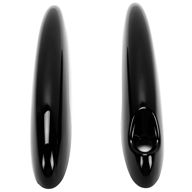 DURAFORCE Left+Right Glossy Black Door Handle Covers For MINI Cooper R50 R52 R53 R55 R56