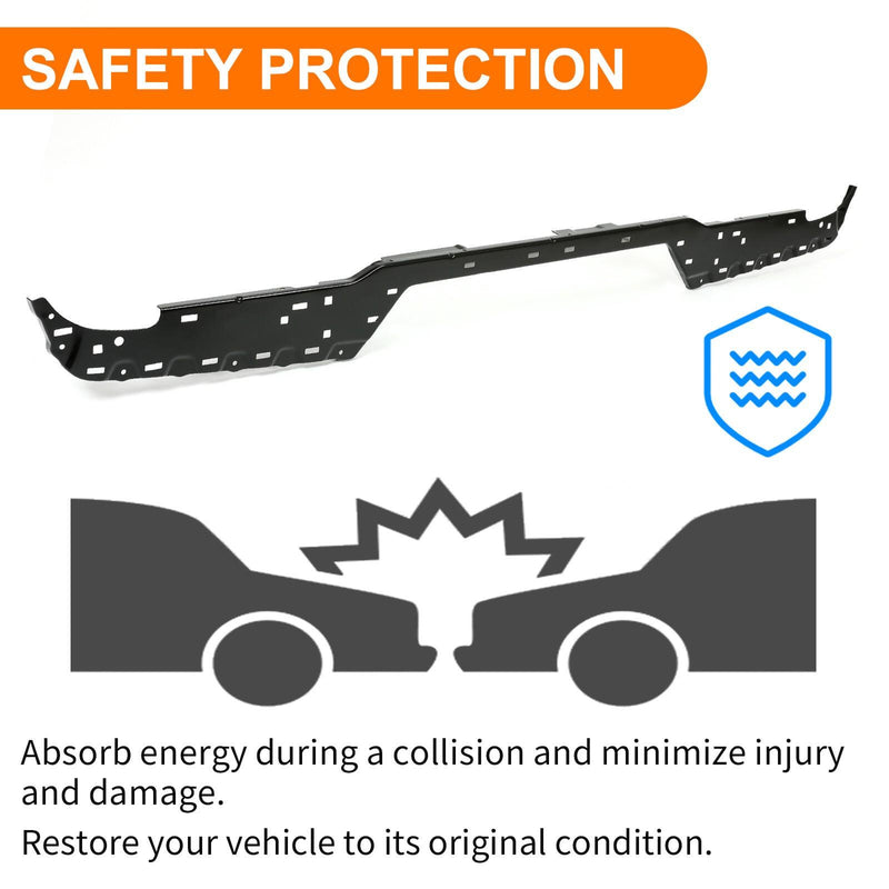 DURAFORCE Rear Bumper Reinforcement For 07-13 Chevy Silverado 07-14 GMC Sierra Impact Bar