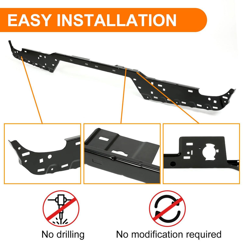 DURAFORCE Rear Bumper Reinforcement For 07-13 Chevy Silverado 07-14 GMC Sierra Impact Bar