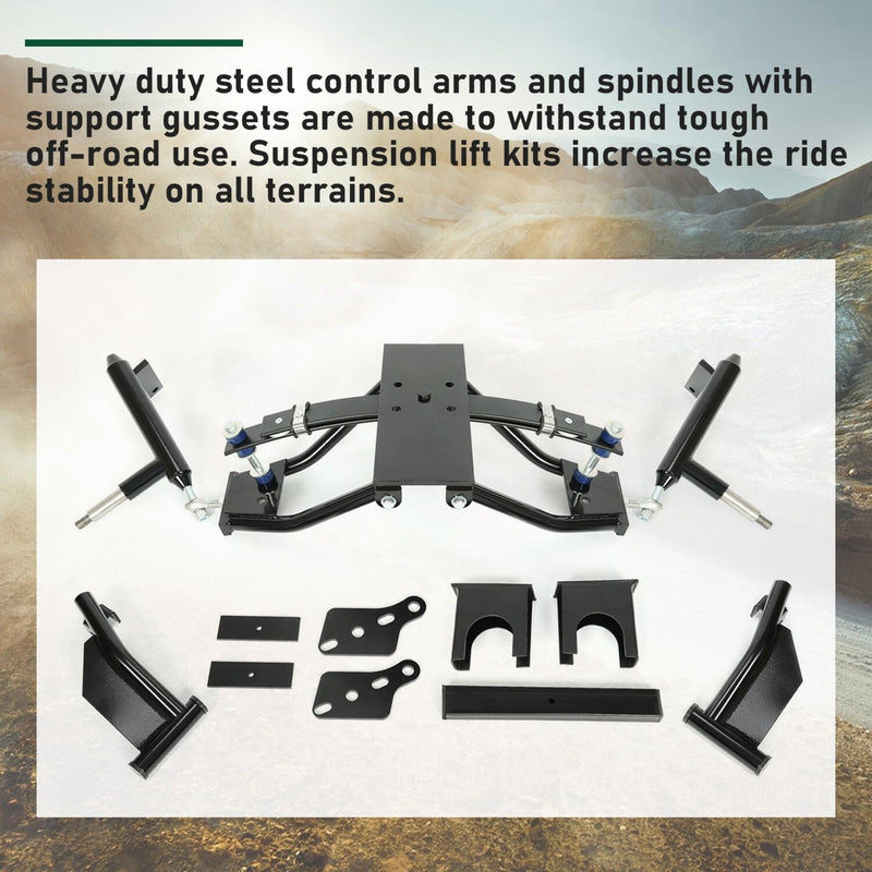 DURAFORCE Golf Cart 6" Double A-Arm Lift Kit For Club Car Precedent Elec Gas Models 2004+