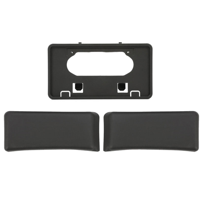 DURAFORCE 3PCS For Ford F150 09-14 Front Bumper Guards Pads+License Plate Mounting Bracket