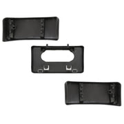 DURAFORCE 3PCS For Ford F150 09-14 Front Bumper Guards Pads+License Plate Mounting Bracket