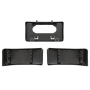 DURAFORCE 3PCS For Ford F150 09-14 Front Bumper Guards Pads+License Plate Mounting Bracket
