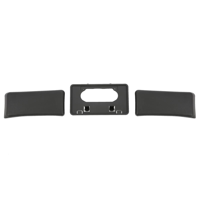 DURAFORCE 3PCS For Ford F150 09-14 Front Bumper Guards Pads+License Plate Mounting Bracket