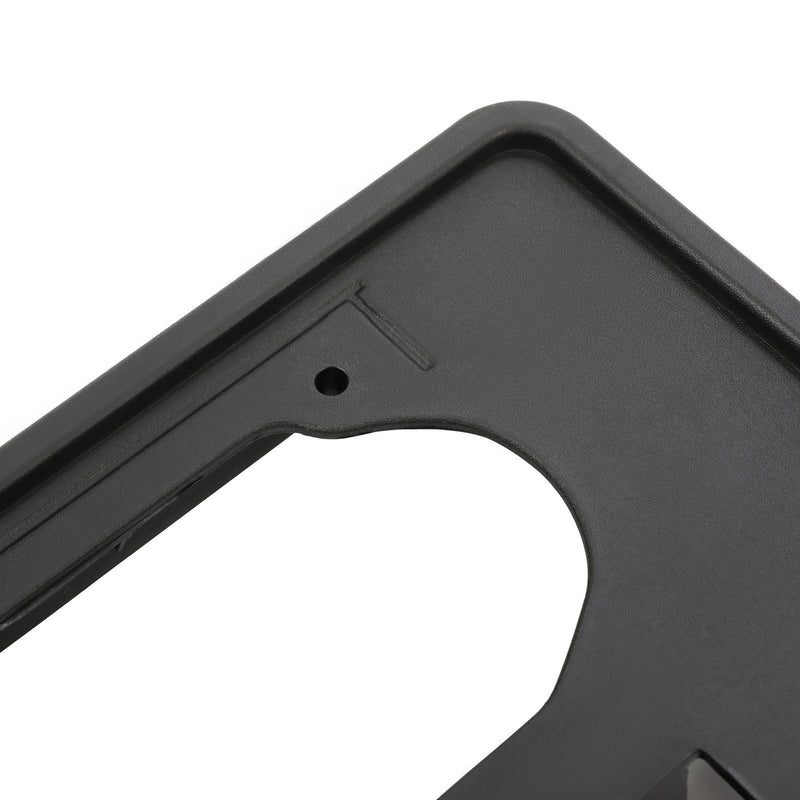 DURAFORCE 3PCS For Ford F150 09-14 Front Bumper Guards Pads+License Plate Mounting Bracket