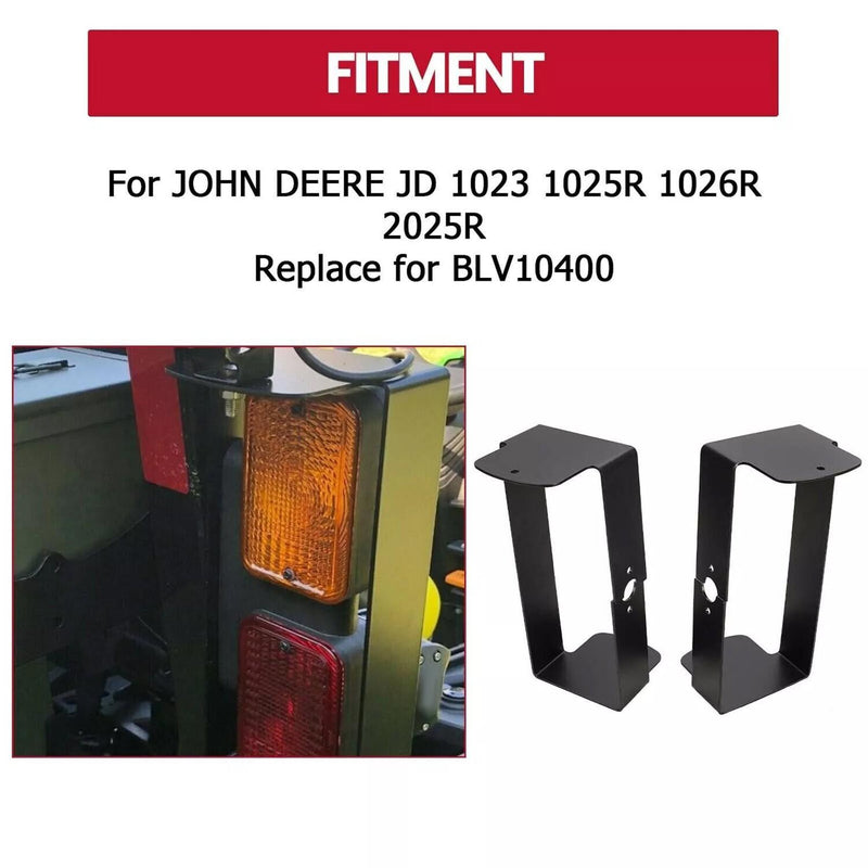 DURAFORCE Brush Light Guards #BLV10400 For John Deere JD 1023 1025R 1026R 2025R Pair