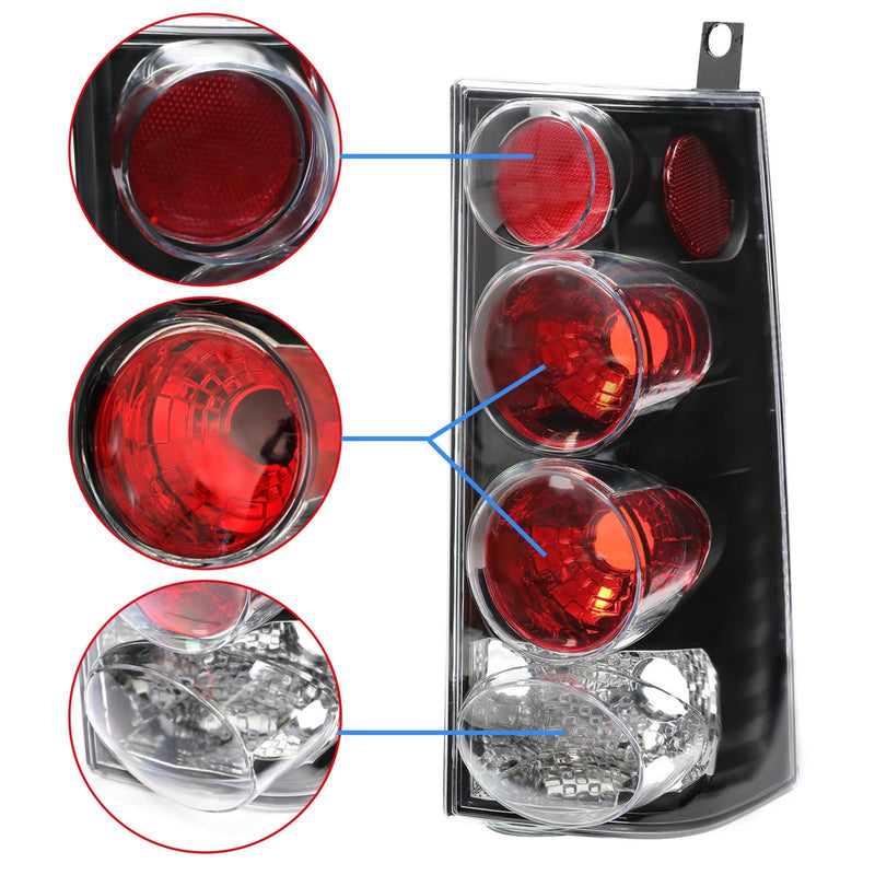 DURAFORCE Tail Lights Lamps For GMC Savana/Chevrolet Express 1500 2500 3500 1996-2002