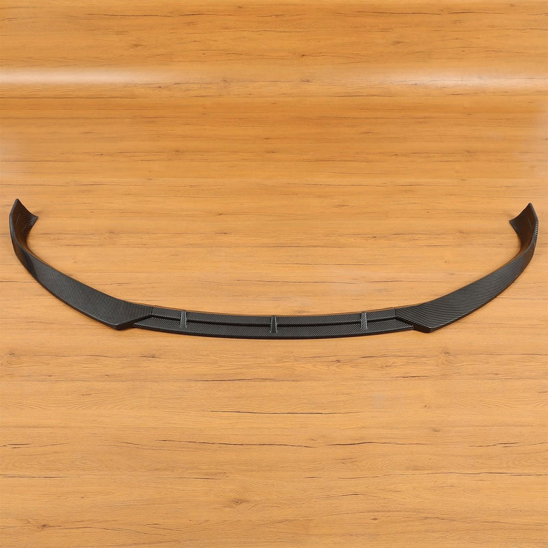 DURAFORCE FOR TESLA MODEL S 2016-2020 STP-STYLE CARBON FIBER LOOK FRONT BUMPER LIP SPOILER
