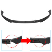 DURAFORCE FOR TESLA MODEL S 2016-2020 STP-STYLE CARBON FIBER LOOK FRONT BUMPER LIP SPOILER