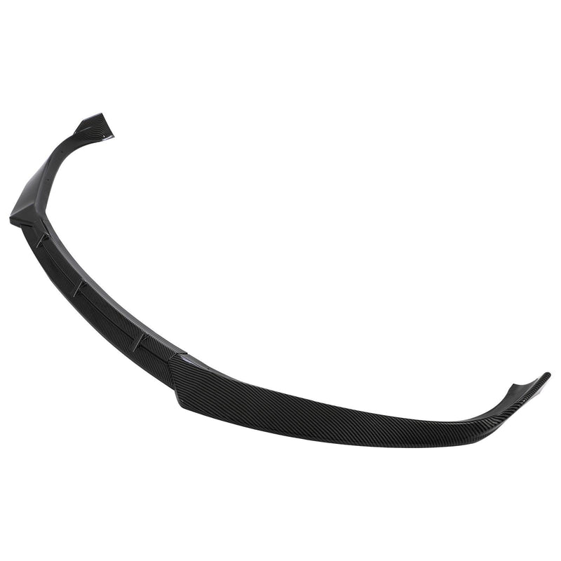 DURAFORCE FOR TESLA MODEL S 2016-2020 STP-STYLE CARBON FIBER LOOK FRONT BUMPER LIP SPOILER