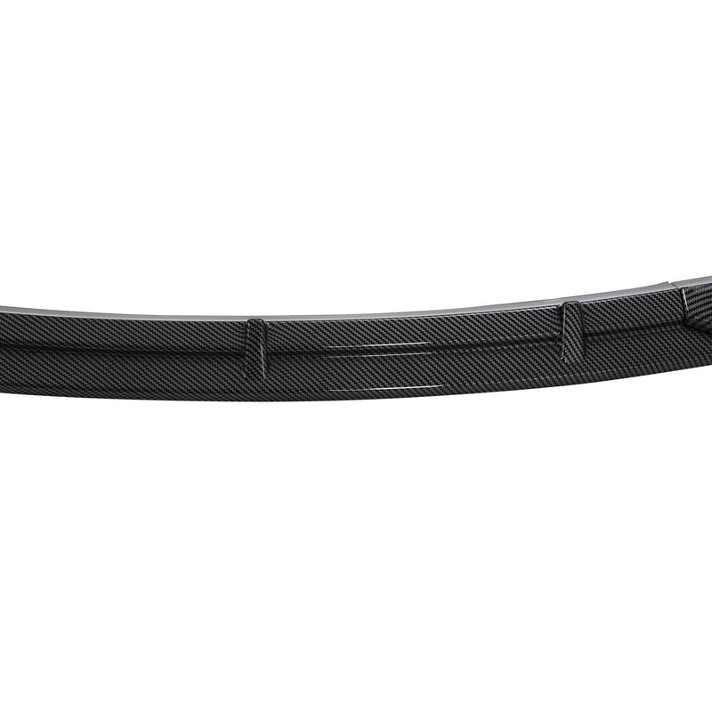 DURAFORCE FOR TESLA MODEL S 2016-2020 STP-STYLE CARBON FIBER LOOK FRONT BUMPER LIP SPOILER