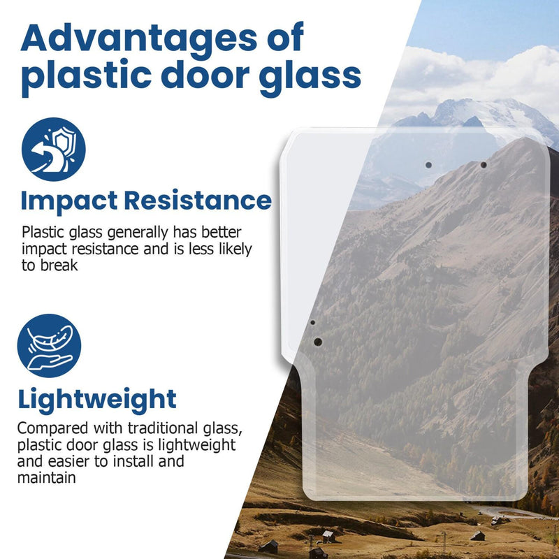DURAFORCE Forestry Demo Door Skid Steer Door Glass For Takeuchi TL TL8 TL10 1/2" Plastic