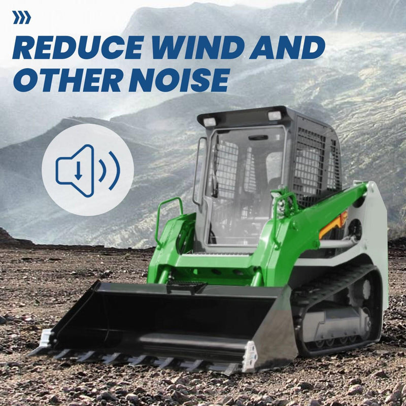 DURAFORCE Forestry Demo Door Skid Steer Door Glass For Takeuchi TL TL8 TL10 1/2" Plastic