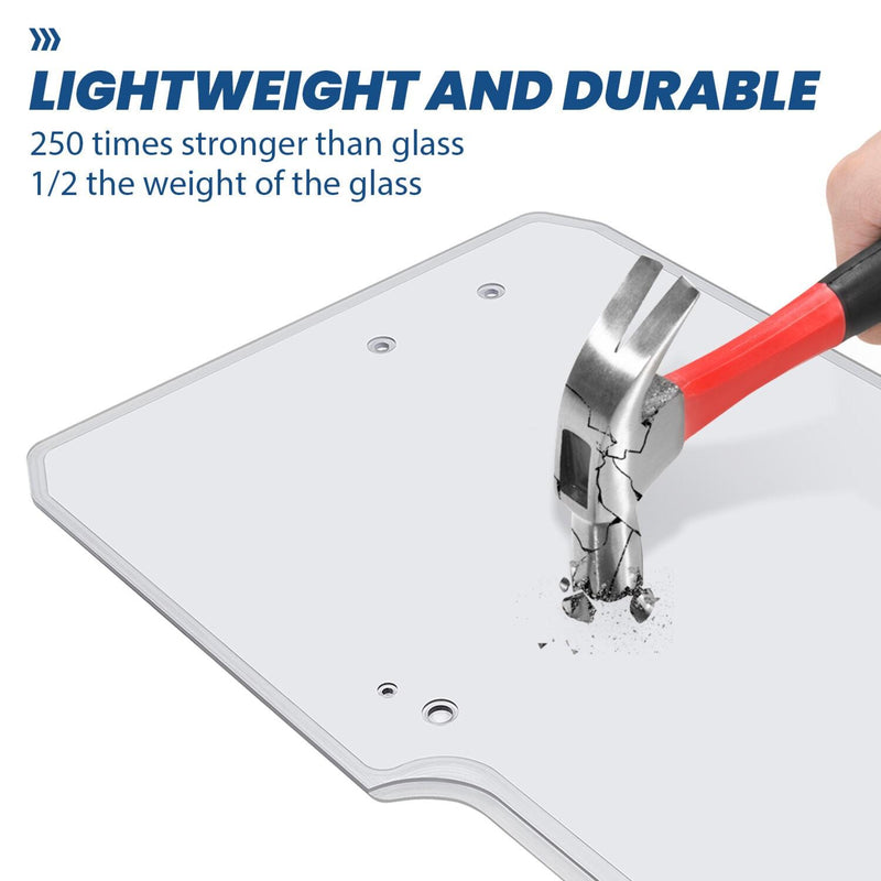 DURAFORCE Forestry Demo Door Skid Steer Door Glass For Takeuchi TL TL8 TL10 1/2" Plastic