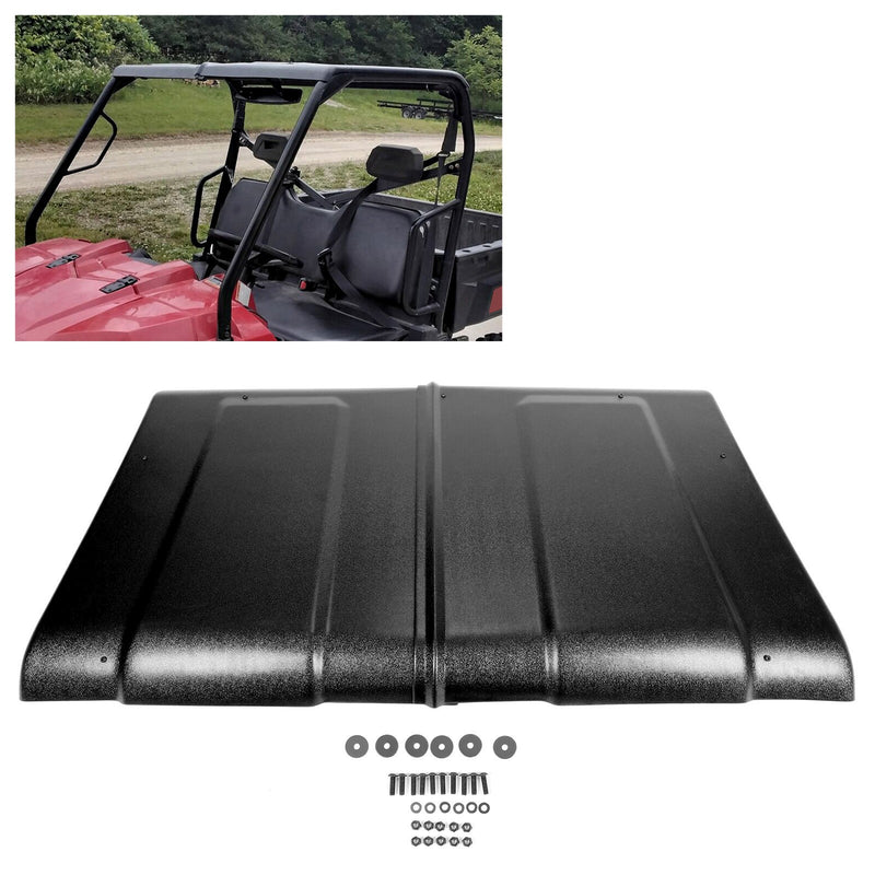 DURAFORCE Black ABS Hard Top Roof For 2009-2014 Polaris Ranger XP 800 Water-Resistant