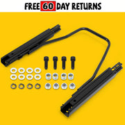 DURAFORCE Universal Dual Lock Design Car Racing Seat Base Slider Rail Bracket Bucket Steel