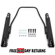 DURAFORCE Universal Dual Lock Design Car Racing Seat Base Slider Rail Bracket Bucket Steel