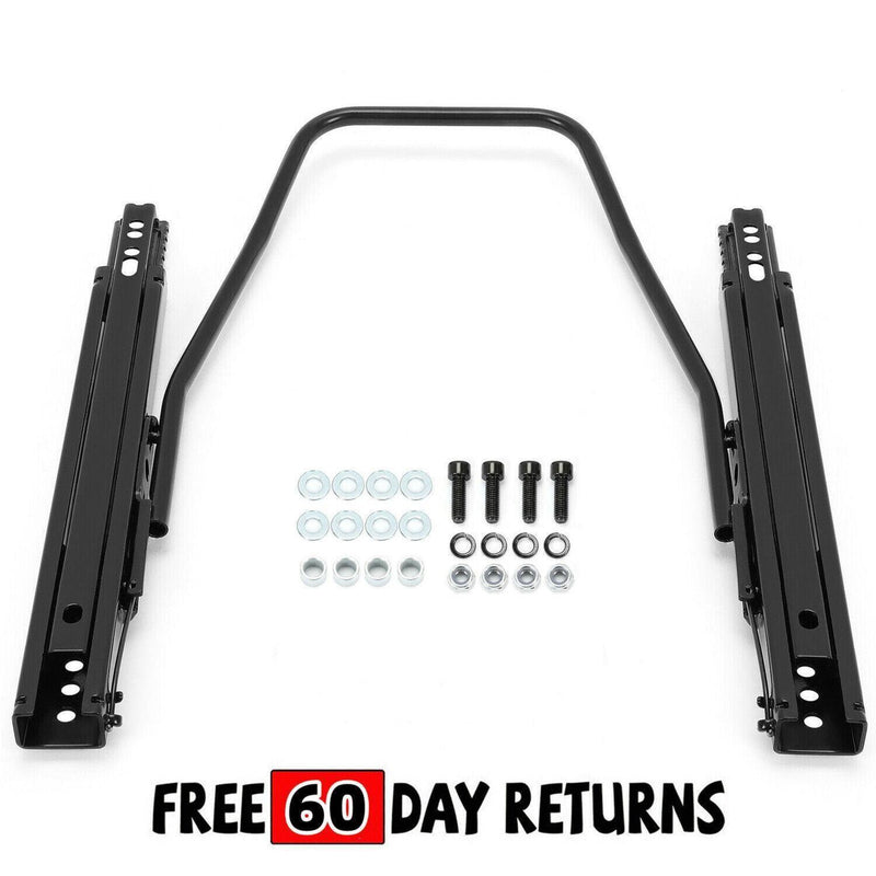 DURAFORCE Universal Dual Lock Design Car Racing Seat Base Slider Rail Bracket Bucket Steel