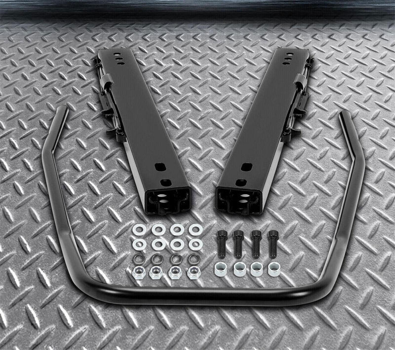 DURAFORCE Universal Dual Lock Design Car Racing Seat Base Slider Rail Bracket Bucket Steel
