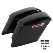DURAFORCE 5" Stretched Extended Saddlebags Bag For Harley Davidson Road Street Glide 93-13