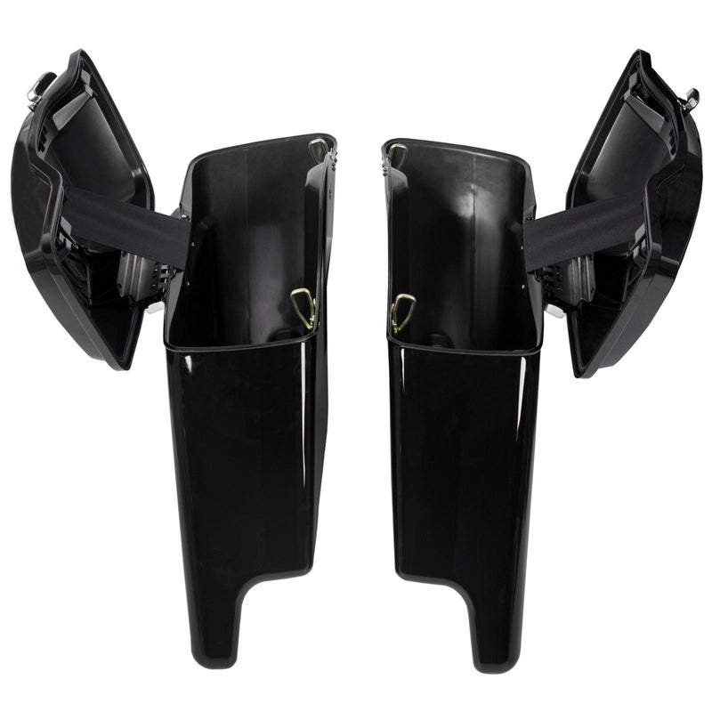 DURAFORCE 5" Stretched Extended Saddlebags Bag For Harley Davidson Road Street Glide 93-13