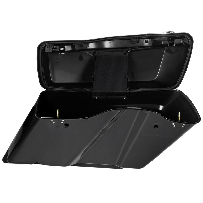 DURAFORCE 5" Stretched Extended Saddlebags Bag For Harley Davidson Road Street Glide 93-13