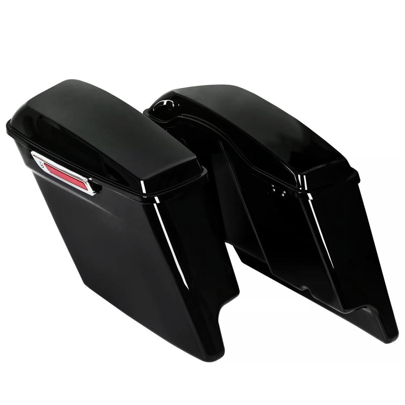 DURAFORCE 5" Stretched Extended Saddlebags Bag For Harley Davidson Road Street Glide 93-13