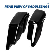 DURAFORCE 5" Stretched Extended Saddlebags Bag For Harley Davidson Road Street Glide 93-13