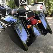 DURAFORCE 5" Stretched Extended Saddlebags Bag For Harley Davidson Road Street Glide 93-13