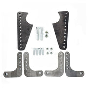 DURAFORCE New Coil Over Shock Mount Kit Adjustable Lower Brackets for 3" Axle Tubes