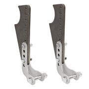 DURAFORCE New Coil Over Shock Mount Kit Adjustable Lower Brackets for 3" Axle Tubes