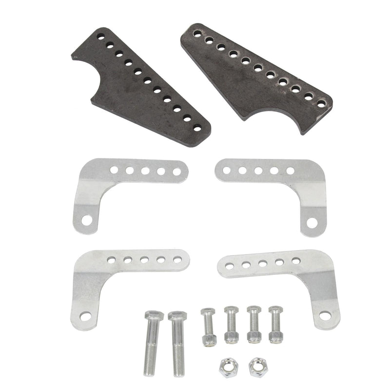 DURAFORCE New Coil Over Shock Mount Kit Adjustable Lower Brackets for 3" Axle Tubes