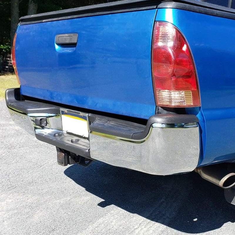 DURAFORCE Rear Chrome Step Bumper Assembly For Toyota Tacoma 2005-2015 Pickup TO1103113