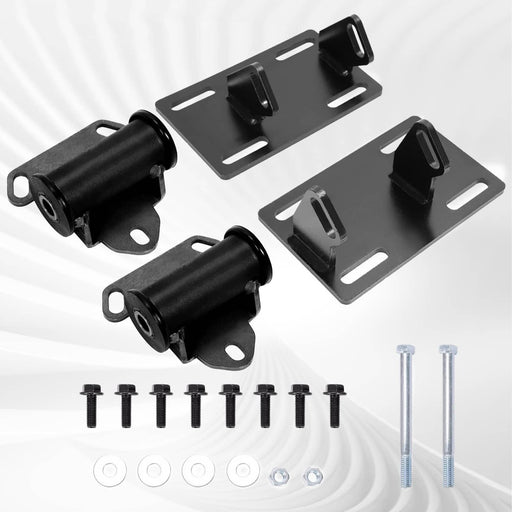 DURAFORCE ENGINE MOUNT ADAPTER PLATES SWAP KIT FOR SONOMA S10 LSX LS1 LS2 LS 4.3L 14005KU