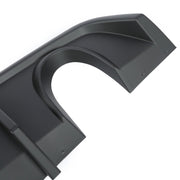 DURAFORCE Matte Black Rear Bumper Lip Lower Diffuser For Dodge Charger SRT V2 Style 12-14