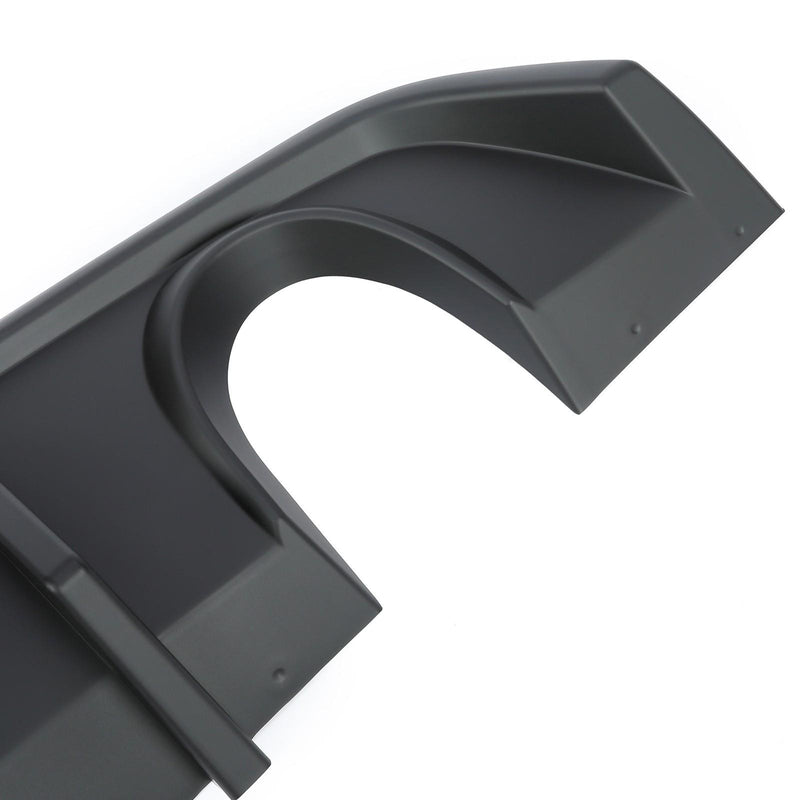 DURAFORCE Matte Black Rear Bumper Lip Lower Diffuser For Dodge Charger SRT V2 Style 12-14