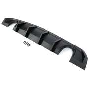 DURAFORCE Matte Black Rear Bumper Lip Lower Diffuser For Dodge Charger SRT V2 Style 12-14