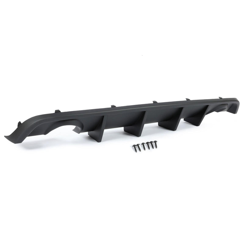 DURAFORCE Matte Black Rear Bumper Lip Lower Diffuser For Dodge Charger SRT V2 Style 12-14
