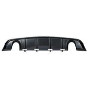 DURAFORCE Matte Black Rear Bumper Lip Lower Diffuser For Dodge Charger SRT V2 Style 12-14