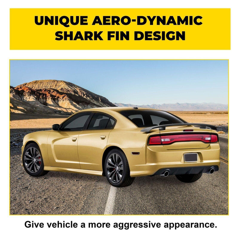 DURAFORCE Matte Black Rear Bumper Lip Lower Diffuser For Dodge Charger SRT V2 Style 12-14