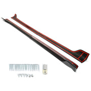 DURAFORCE For Tesla Model 3 2017-2023 LH RH Side Skirts Rocker Panels Carbon Fiber Style