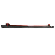 DURAFORCE For Tesla Model 3 2017-2023 LH RH Side Skirts Rocker Panels Carbon Fiber Style